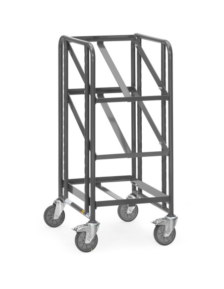 Fetra ESD-Eurokasten-Wagen mit offenem Rahmen, Ladefläche 410 x 610 mm