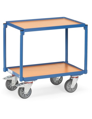 Fetra Etagen-Roller mit 2 Ebenen, blau,