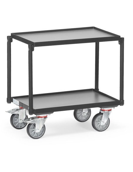 Fetra Etagen-Roller mit 2 Ebenen, Grey Edition