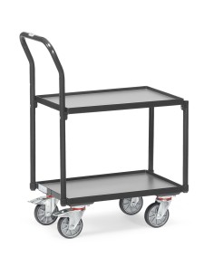 Fetra Etagen-Roller mit Rohrschiebebügel, Grey Edition 610 x 410 mm