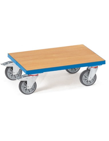 Fetra Eurokastenroller mit Holzplattform bündig mit Rahmen