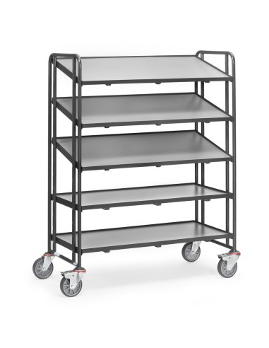 Fetra Eurokasten-Wagen mit Bodenplatten, Grey Edition