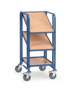 Fetra Eurokasten-Wagen mit Bodenplatten, Ladefläche 610 x 410 mm