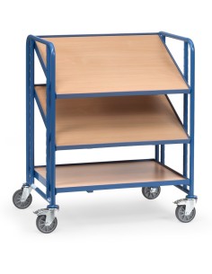 Fetra Eurokasten-Wagen mit Bodenplatten, Ladefläche 825 x 610 mm