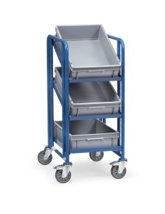 Fetra Eurokasten-Wagen mit Kästen, Ladefläche 610 x 410 mm