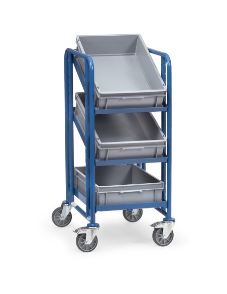 Fetra Eurokasten-Wagen mit Kästen, Ladefläche 610 x 410 mm