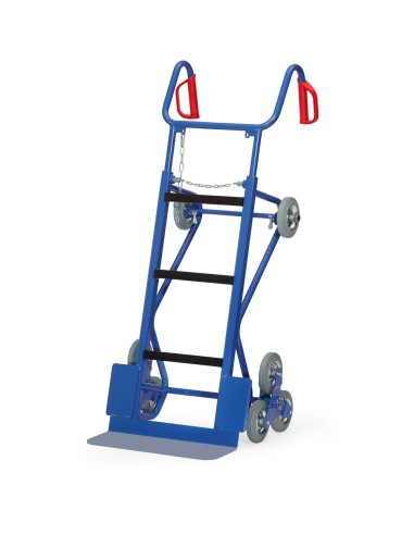 Fetra Gerätekarre mit Treppensternen und Stützrädern, Tragkraft 400 kg