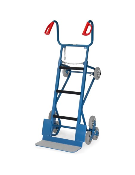 Fetra Gerätekarre mit Treppensternen und Stützrädern, Tragkraft 400 kg