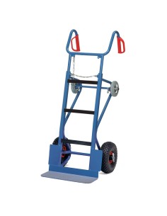 Fetra Gerätekarre, mit Luft- und Stützrädern, Tragkraft 400 kg