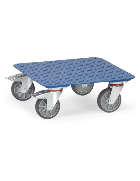 Fetra Kistenroller mit Tränenblech-Plattform 500x500mm