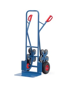 Fetra Kombikarre, Tragkraft 200 kg, fünfarmige Rad-Sterne, breite Schaufel, Lufträder 260 x 85 mm