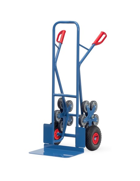 Fetra Kombikarre, Tragkraft 200 kg, fünfarmige Rad-Sterne, breite Schaufel, Lufträder 260 x 85 mm
