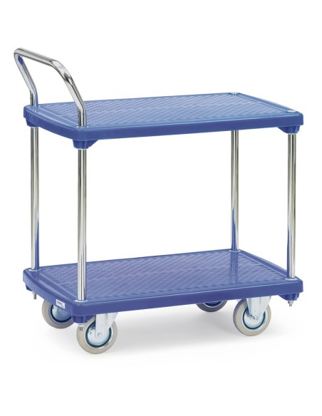 Fetra Kunststoffplattenwagen mit 2 Böden, Ladefläche 810 x 500 mm