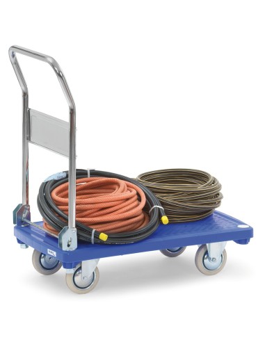 Fetra Kunststoffplattenwagen mit 2 Böden, Ladefläche 810 x 500 mm