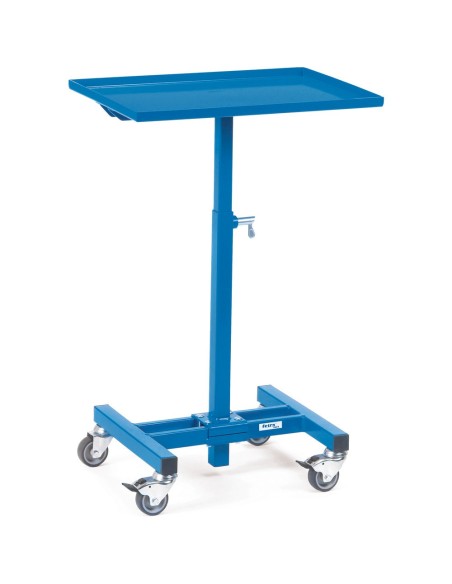 Fetra Materialständer, höhenverstellbar 720-995 mm, blau,