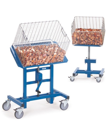 Fetra Materialständer, mit neigbarer Plattform, stufenlos höhenverstellbar 655 – 1025 mm