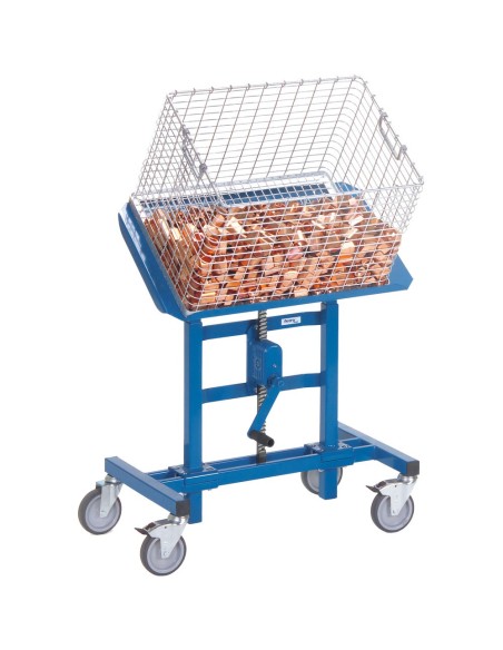 Fetra Materialständer, mit neigbarer Plattform, stufenlos höhenverstellbar 655 – 1025 mm