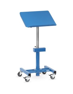 Fetra Materialständer, stufenlos höhenverstellbar von 720 - 1070 mm, mit neigbarer Plattform