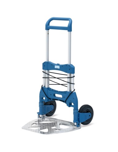 Fetra Paketroller, klappbar, Höhe 1190 mm, Tragkraft 250 kg, Lufträdern 220 x 70 mm