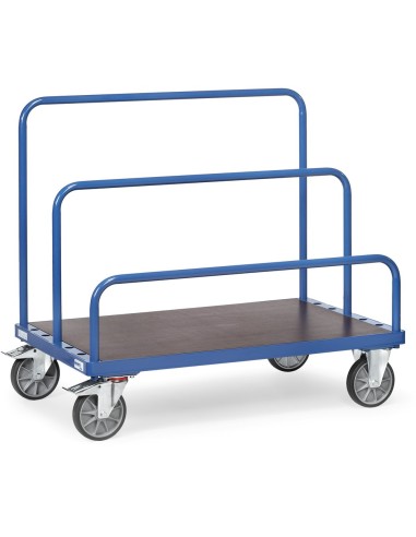 Fetra Plattenwagen für Einsteckbügel, Ladefläche 1200 x 800 mm, 750 kg
