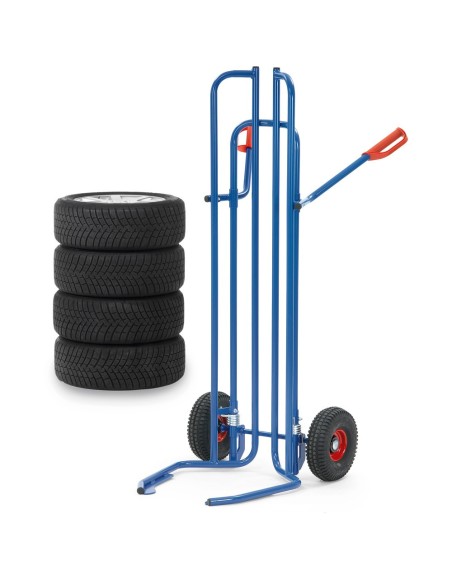 Fetra Reifenkarren Angebot - Grosskonvolut Abnahme - 30 Stück Tragkraft 200 kg, Höhe 1500 mm, Lufträder 260 x 85 mm Grossabnahme