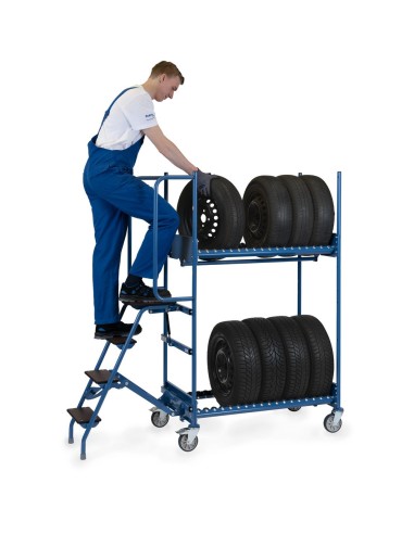 Fetra Reifen-Kommissionierwagen, 250 kg