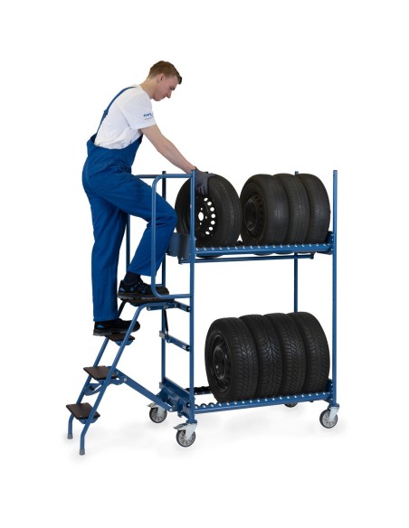 Fetra Reifen-Kommissionierwagen, 250 kg