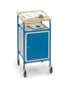 Fetra Rollpult mit Schreibfläche und Stahlschrank, Ladefläche 500 x 600 mm 2