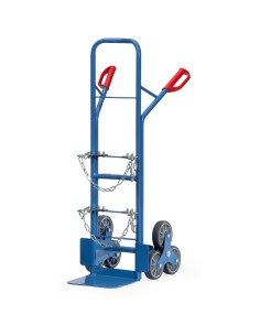 Fetra Stahlflaschen- Treppenkarre, Höhe 1300 mm, Breite 590 mm