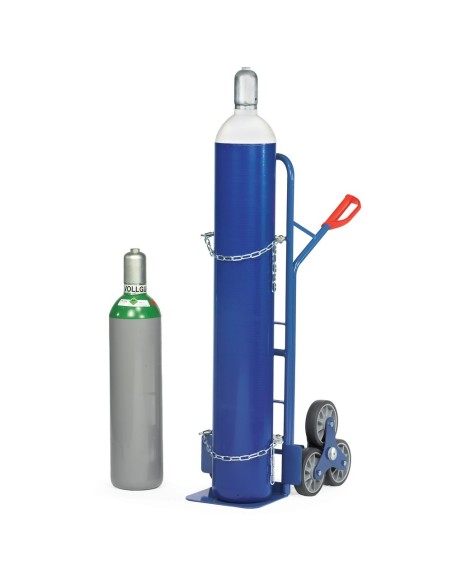 Fetra Stahlflaschen- Treppenkarre, Höhe 1300 mm, Breite 590 mm