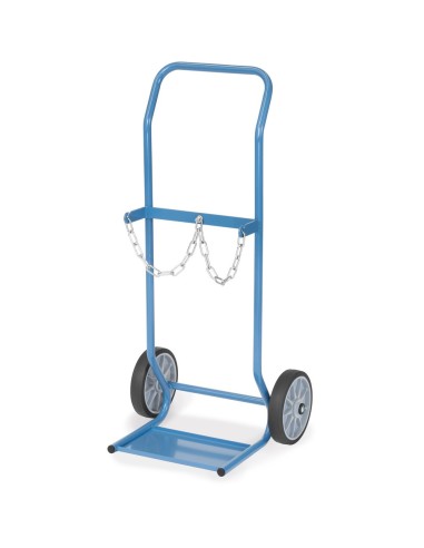 Fetra Stahlflaschenkarre, Tragkraft 50 kg, 2 Stahlflaschen à 10 Ltr.