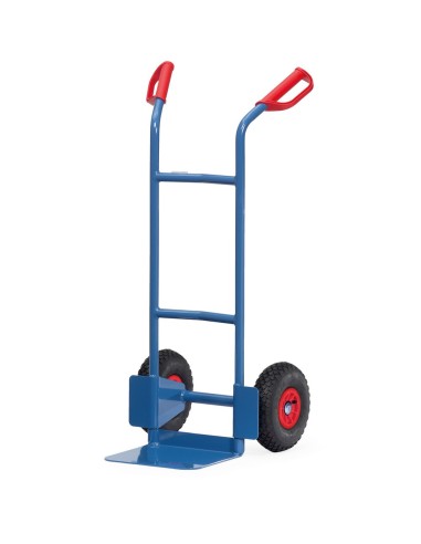 Fetra Stahlrohrkarre, Lufträder, Tragkraft 200 kg, Höhe 1150 mm
