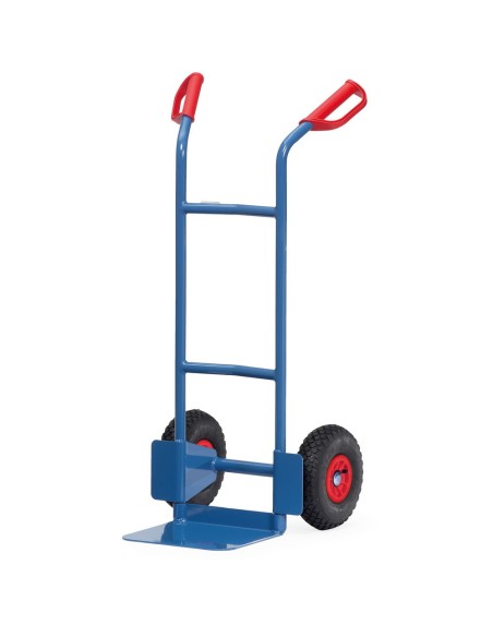 Fetra Stahlrohrkarre, Lufträder, Tragkraft 200 kg, Höhe 1150 mm