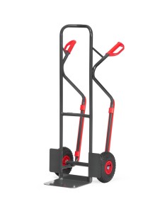 Fetra Stahlrohrkarre, Tragkraft 300 kg, Höhe 1300 mm, Grey Edition