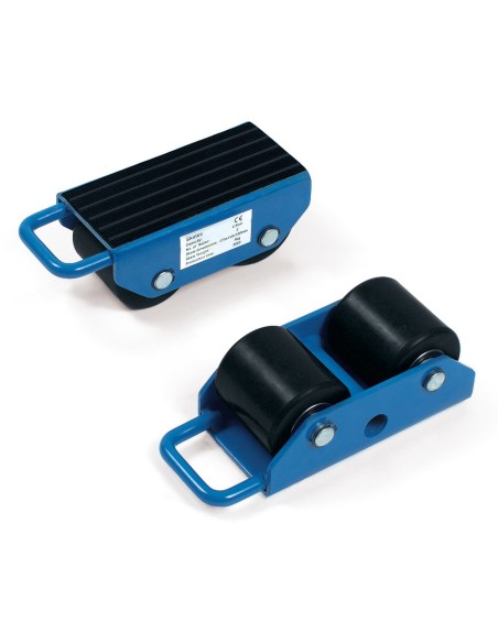 Fetra Transportroller mit 2 Rollen, 2,5 t, Tragplatte 210 x 100 mm