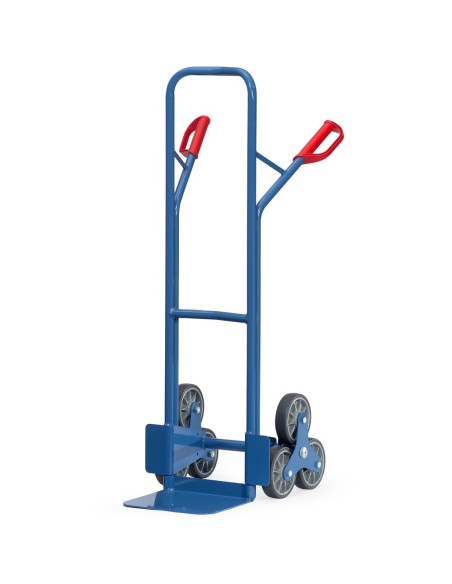 Fetra Treppenkarre Stahl, 2 dreiarmige Rad-Sterne, 200 kg Tragkraft