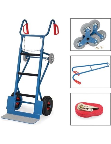 Gerätekarre 400 kg Tragkraft mit auswechselbarer Beräderung