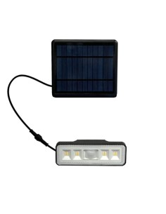Abnehmbare Solar-LED-Applikation - 1000 Lumen - PIR-Bewegungssensor - 4000K