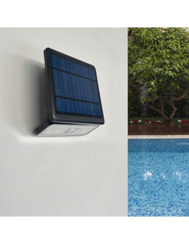 Abnehmbare Solar-LED-Applikation - 1000 Lumen - PIR-Bewegungssensor - 4000K