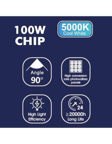 Aussen LED Strahler 100W SOLAR - ORION