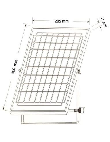 Aussen LED Strahler 100W SOLAR - ORION