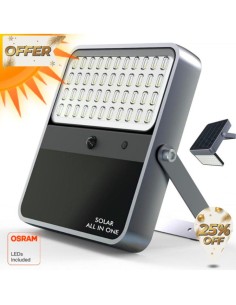 Aussen LED Strahler 100W SOLAR - OSRAM CHIP - 5700K - ALL IN ONE