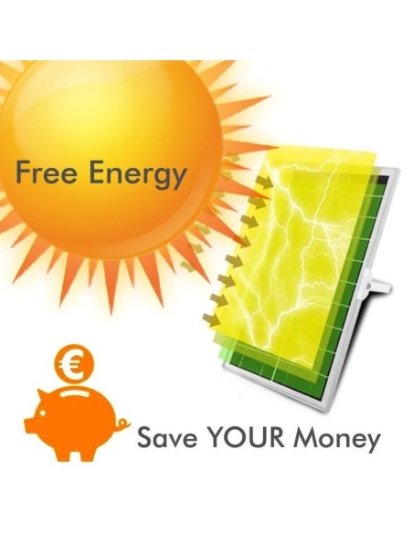 Aussen LED Strahler 100W SOLAR - OSRAM CHIP - 5700K - ALL IN ONE