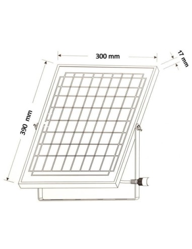 Aussen LED Strahler 200W SOLAR - ORION