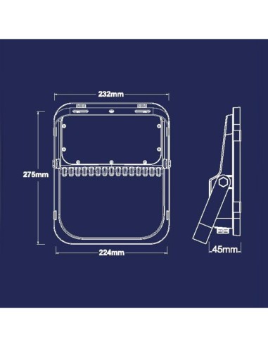 Aussen LED Strahler 200W SOLAR - ORION