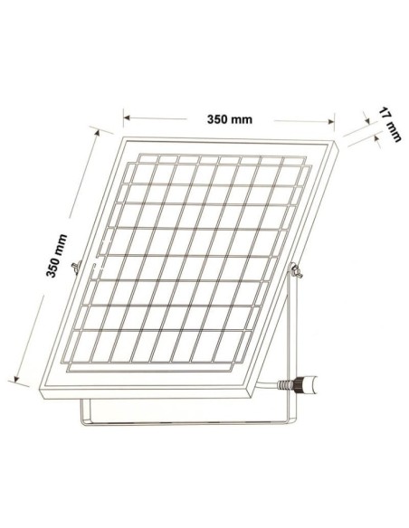 Aussen LED Strahler 200W SOLAR NEW AVANT - 5700K