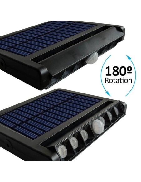 Solarstrahler - Schwenkbar - Led - 5W Chip - Bewegungssensor - 4000K