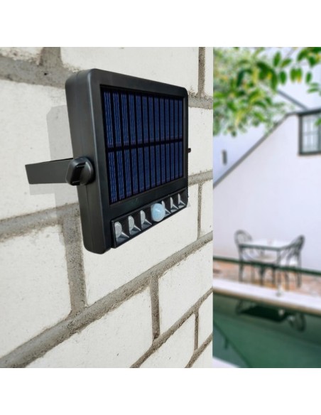 Solarstrahler - Schwenkbar - Led - 5W Chip - Bewegungssensor - 4000K