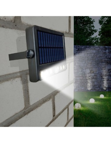 Solarstrahler - Schwenkbar - Led - 5W Chip - Bewegungssensor - 4000K