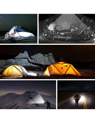 Tragbarer LED-Solarstrahler - CCT - 1200 Lumen - Power Bank + USB aufladbar